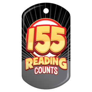 Dog Brag Tag - Reading Counts 155 Points