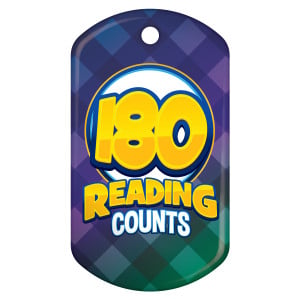 Dog Brag Tag - Reading Counts 180 Points