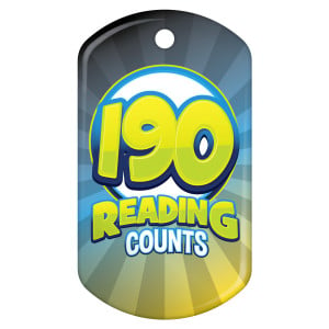 Dog Brag Tag - Reading Counts 190 Points