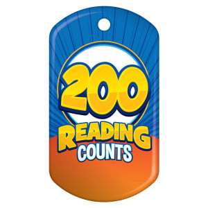 Dog Brag Tag - Reading Counts 200 Points