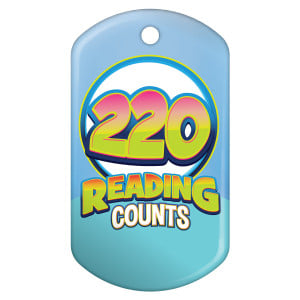 Dog Brag Tag - Reading Counts 220 Points
