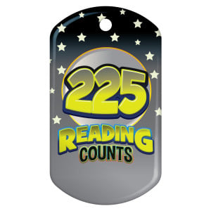 Dog Brag Tag - Reading Counts 225 Points
