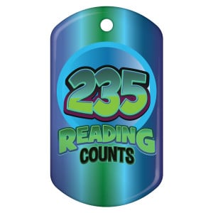 Dog Brag Tag - Reading Counts 235 Points