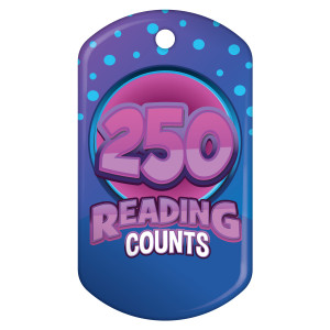 Dog Brag Tag - Reading Counts 250 Points