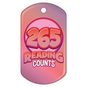Dog Brag Tag - Reading Counts 265 Points