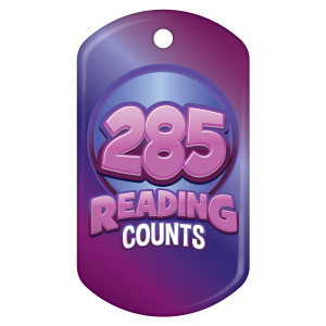 Dog Brag Tag - Reading Counts 285 Points