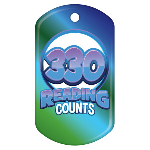 Dog Brag Tag - Reading Counts 330 Points