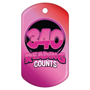 Dog Brag Tag - Reading Counts 340 Points