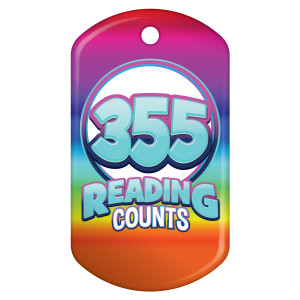 Dog Brag Tag - Reading Counts 355 Points