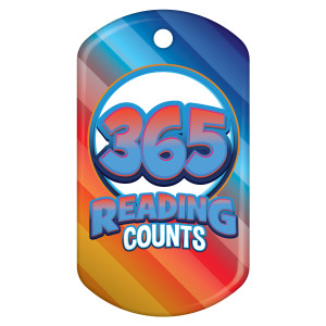 Dog Brag Tag - Reading Counts 365 Points
