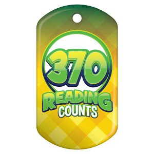 Dog Brag Tag - Reading Counts 370 Points