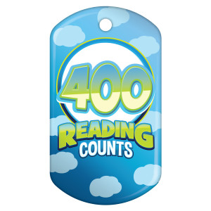 Dog Brag Tag - Reading Counts 400 Points