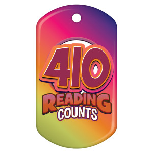 Dog Brag Tag - Reading Counts 410 Points