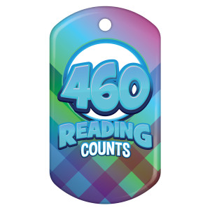 Dog Brag Tag - Reading Counts 460 Points