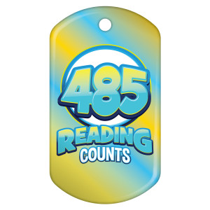 Dog Brag Tag - Reading Counts 485 Points