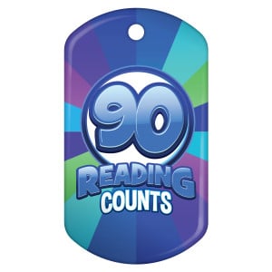 Dog Brag Tag - Reading Counts 90 Points