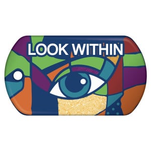 Dog Brag Tags - Look Within (Eyes)