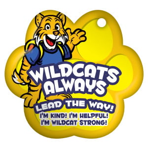 Paw Brag Tags - Wildcats Always Lead the Way