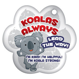 Paw Brag Tags - Koalas Always Lead the Way