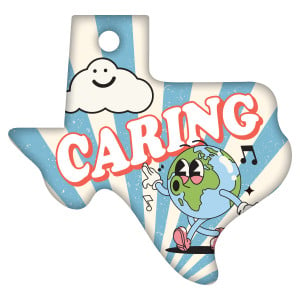 Texas Character Traits Brag Tags - Caring