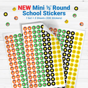 Mini Round 1/2" Stickers - Positive Awards