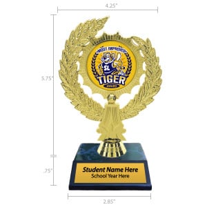 Custom Trophy - Most Improved Tiger Award
