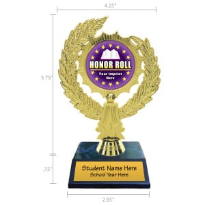 Custom Trophy - Honor Roll