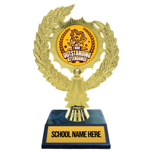 Custom Trophy - Outstanding Attendance Award