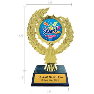 Custom Trophy - Reach for the Stars