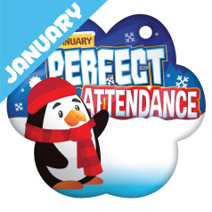 Perfect Attendance - Holiday Theme by Month