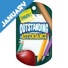 Outstanding Attendance - Theme by Month