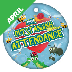 Outstanding Attendance - Fun Theme by Month