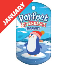 Perfect Attendance - Holiday Theme by Month
