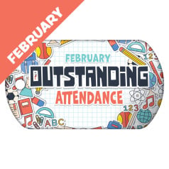 Outstanding Attendance - Fun Theme by Month