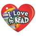 Heart Brag Tag - I Love to Read