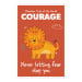 Character Trait of the Month Poster - Courage (Lion)