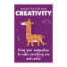 Character Trait of the Month Poster - Creativity (Giraffe)