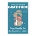 Character Trait of the Month Poster - Gratitude (Rabbit)