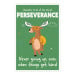 Character Trait of the Month Poster - Perseverance (Moose)
