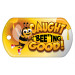 Motivation Pack Dog Brag Tags - Caught "Bee" ing Good