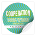 Raise Craze Round Sticker - Cooperation