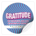 Raise Craze Round Sticker - Gratitude 