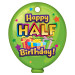 Balloon Brag Tags - Happy Half Birthday