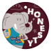Custom 2" Circle Brag Tags - Honesty (Elephant)