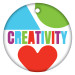 2" Circle Brag Tags - Creativity