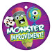2" Circle Brag Tags - Improvement Monster