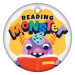 2" Circle Brag Tags - Reading Monster