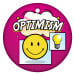 2" Circle Brag Tags - Optimism