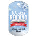 Custom Dog Brag Tags - Winter Reading Challenge