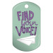 Dog Brag Tags - Find Your Voice (Paper Plane)